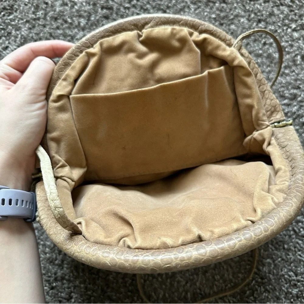 Vintage Snakeskin Crossbody Bag